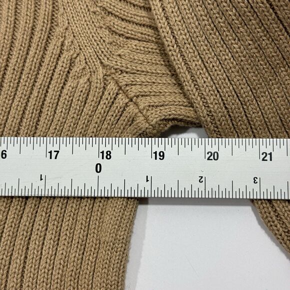 Woman's Mercer Madison Beige Tan Bohemian Design Sleeves Round Neck Sweater 2X - Picture 9 of 9